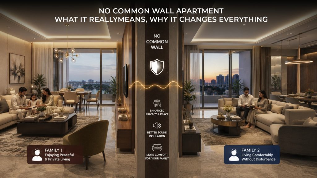 NO COMMON WALL APARTMENT