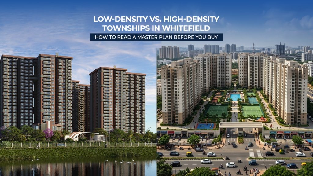 Low-Density vs High-Density Townships in Whitefield: How to Read a Master Plan Before You Buy